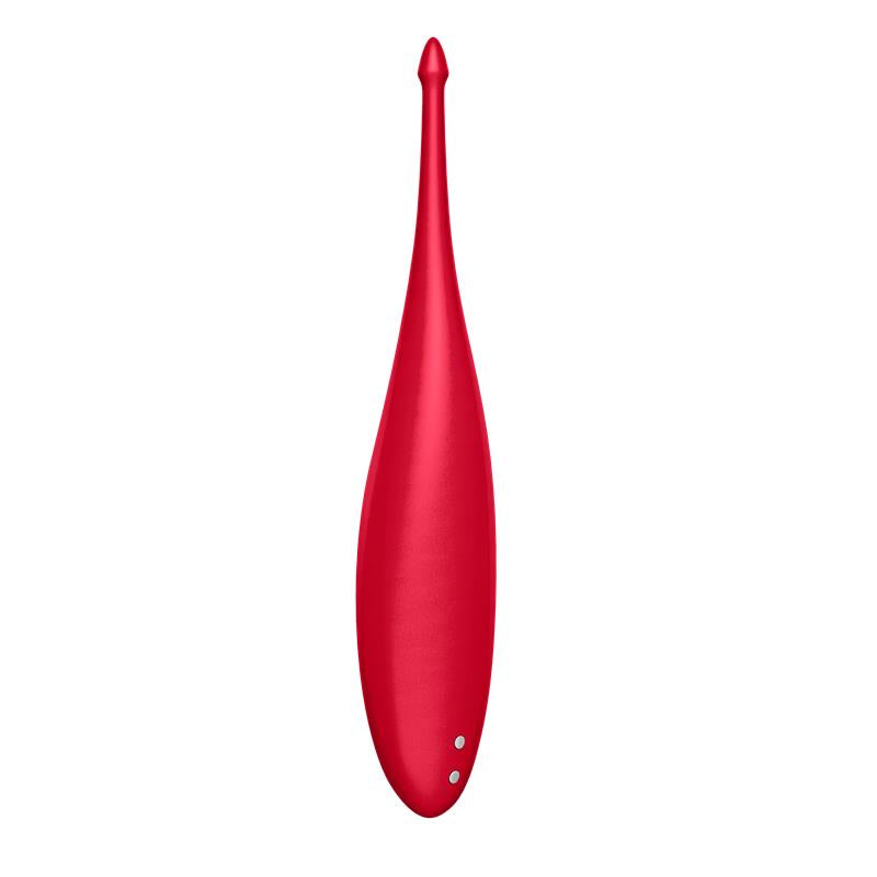 Twirling Fun Tip Vibrator Silicone USB Red - UABDSM