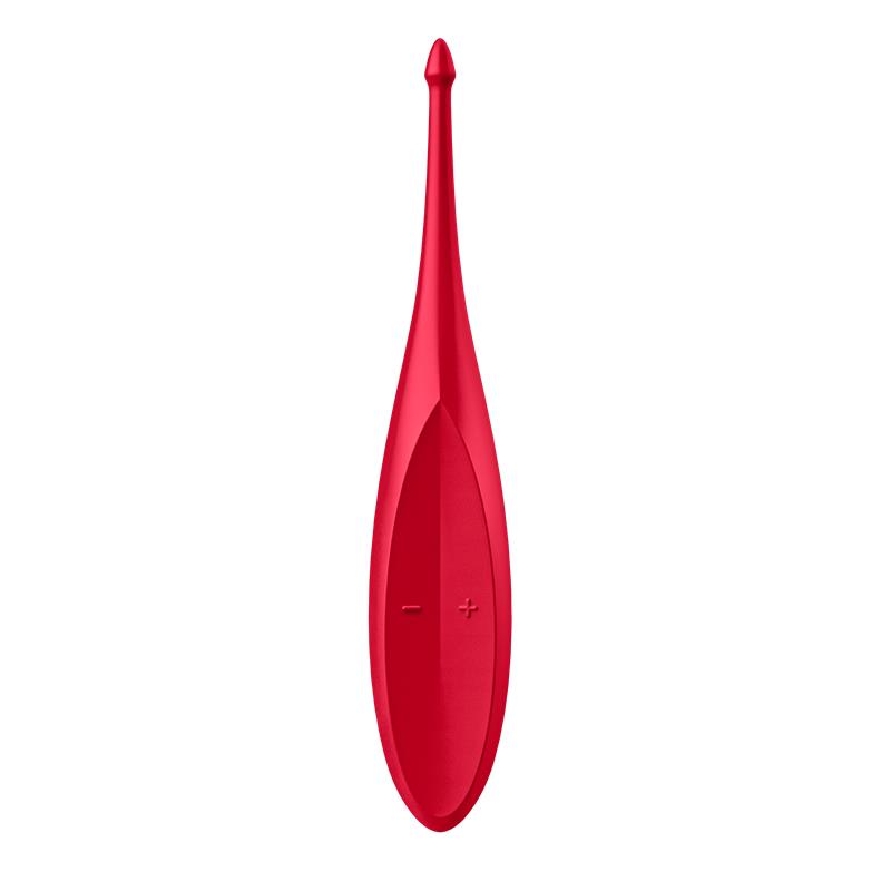 Twirling Fun Tip Vibrator Silicone USB Red - UABDSM