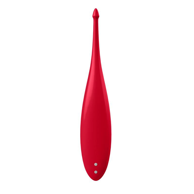 Twirling Fun Tip Vibrator Silicone USB Red - UABDSM