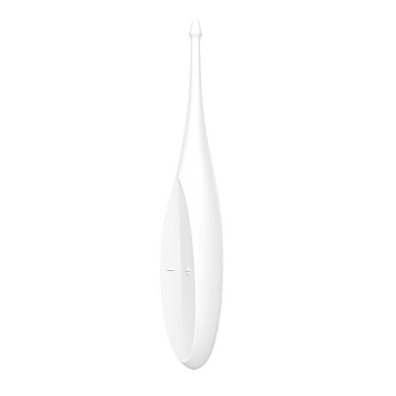 Twirling Fun Tip Vibrator Silicone USB White - UABDSM