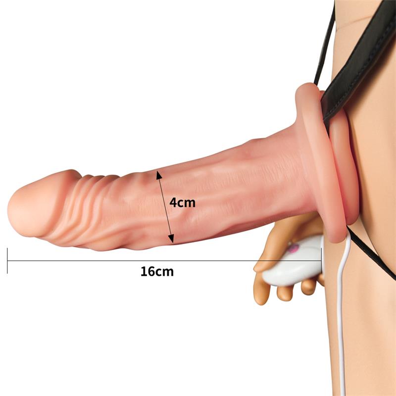 Unisex Hollow Strap On Vibrating - UABDSM