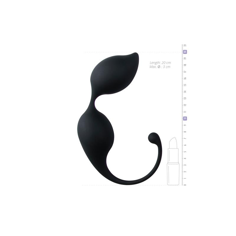 Curved Kegel Balls - Black - UABDSM