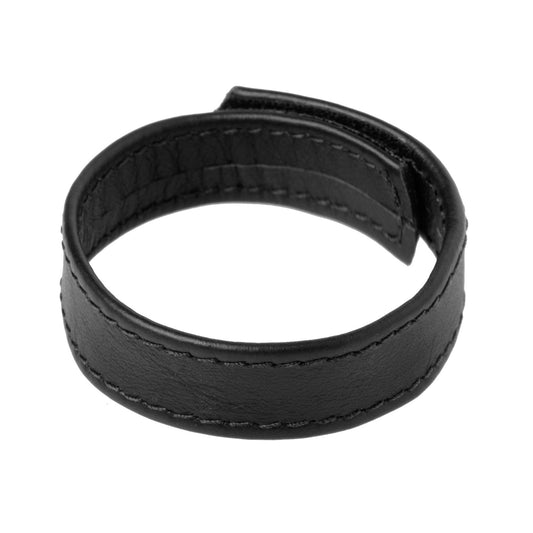 Strict Leather Velcro Cock Ring - UABDSM