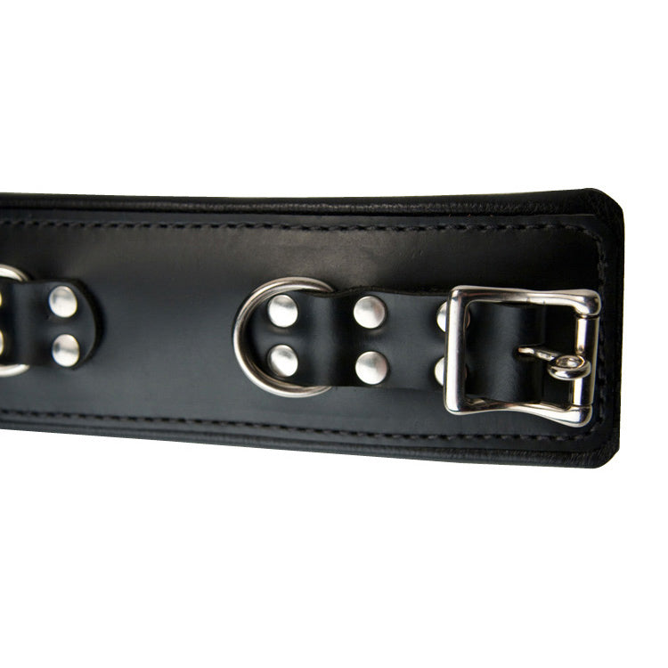 Strict Leather Padded Premium Locking Ankle Restraints - UABDSM