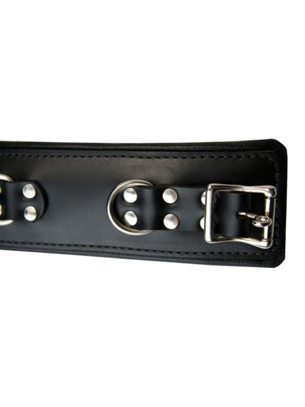 Strict Leather Padded Premium Locking Wrist Restraints - UABDSM