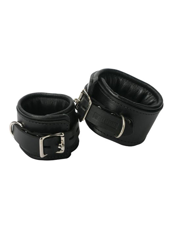 Strict Leather Padded Premium Locking Wrist Restraints - UABDSM