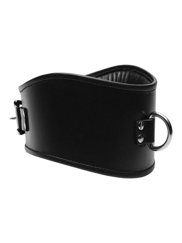 Padded Leather Locking Posture Collar - UABDSM