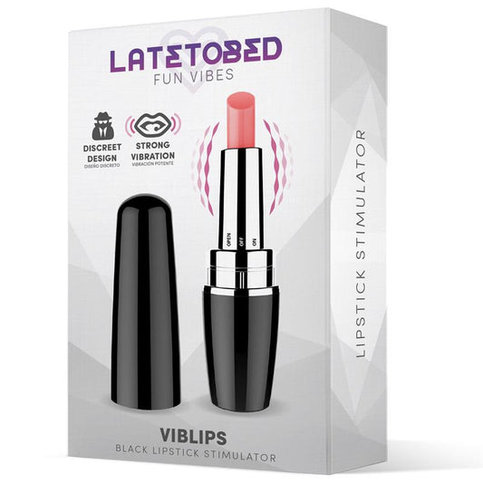 Viblips Lipstick Stimulator Black - UABDSM