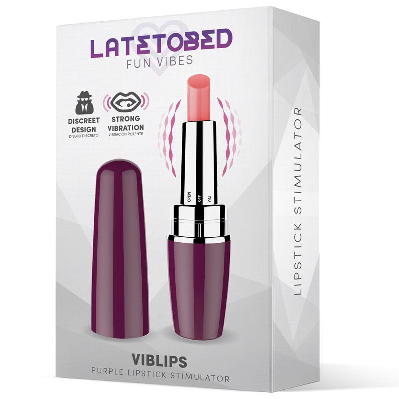 Viblips Lipstick Stimulator Purple - UABDSM