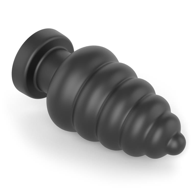 Vibrating Anal Plug King Sized 7 Black - UABDSM