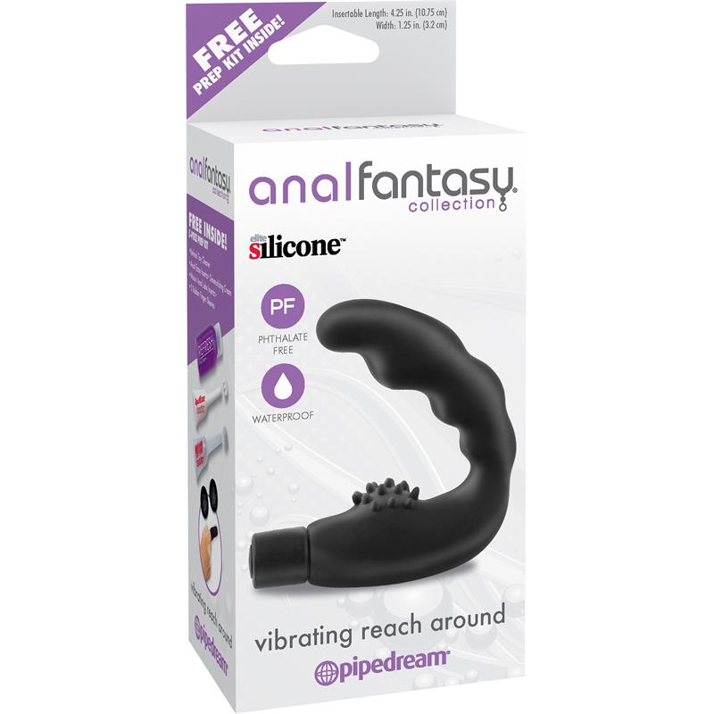 Vibrating Anal Stimulator Colour Black - UABDSM