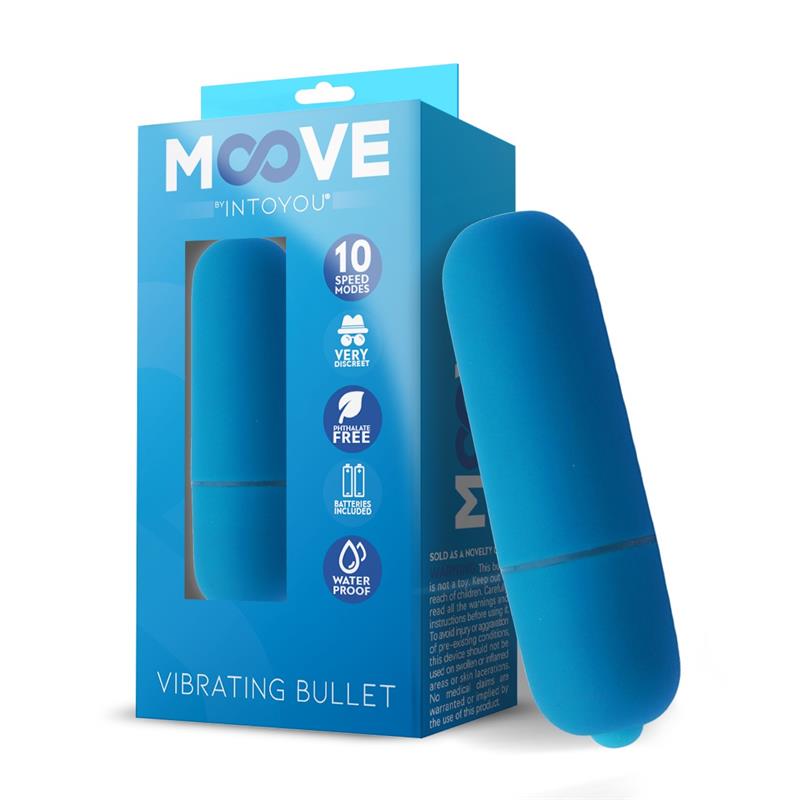 Vibrating Bullet 10 Functions Blue - UABDSM