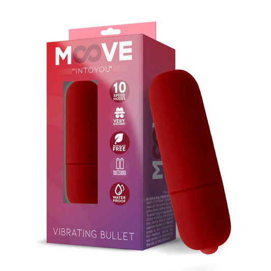 Vibrating Bullet 10 Functions Red - UABDSM