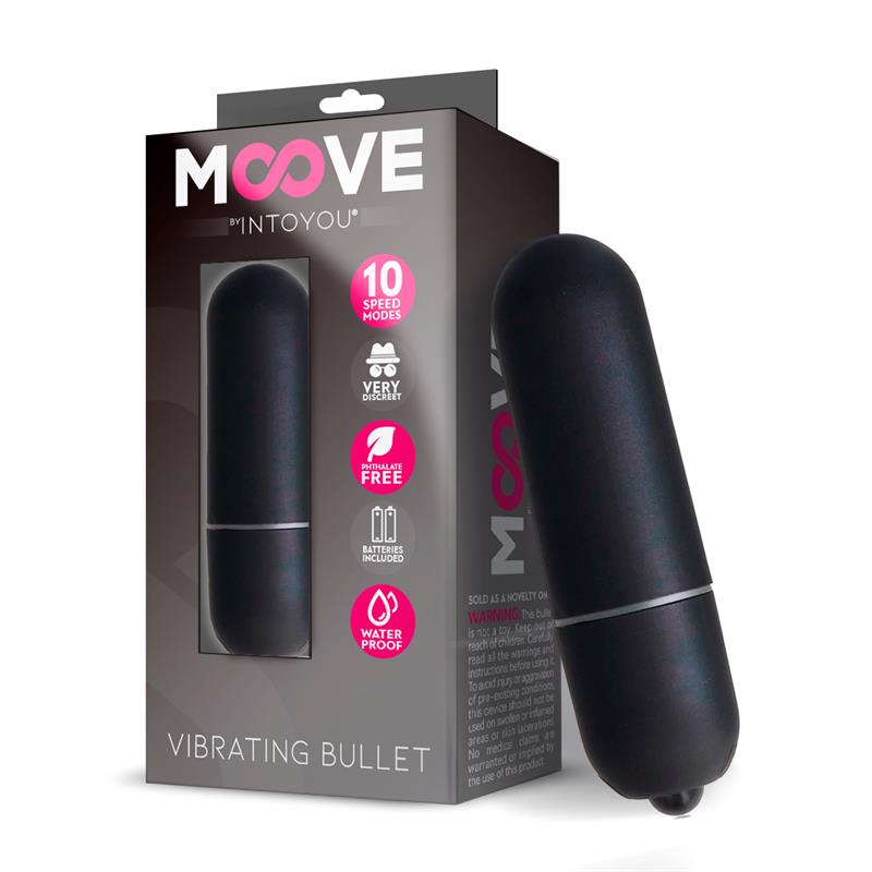 Vibrating Bullet 10 Speeds Black - UABDSM