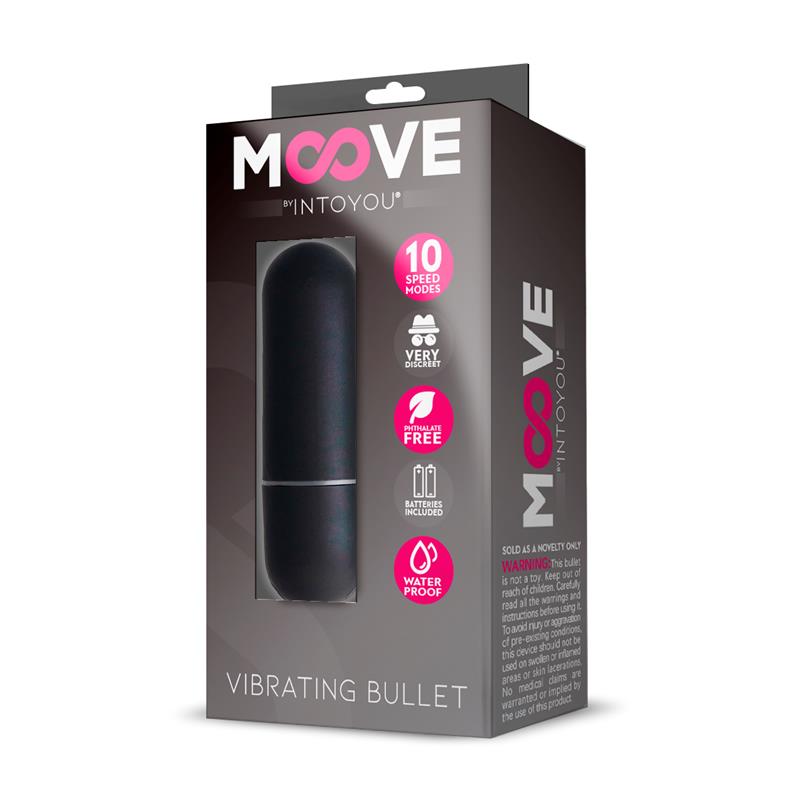 Vibrating Bullet 10 Speeds Black - UABDSM