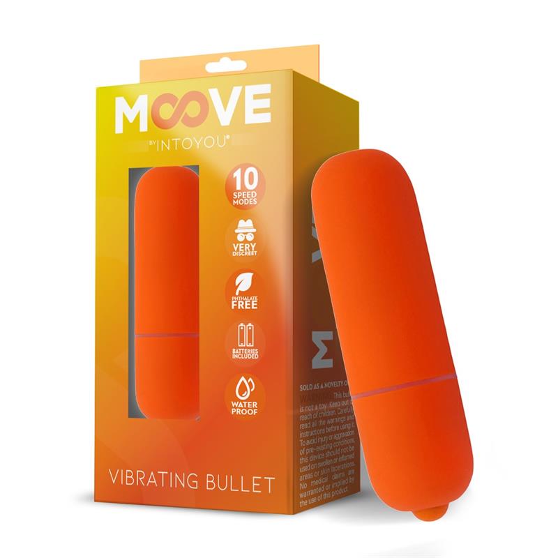 Vibrating Bullet 10 Speeds Orange - UABDSM