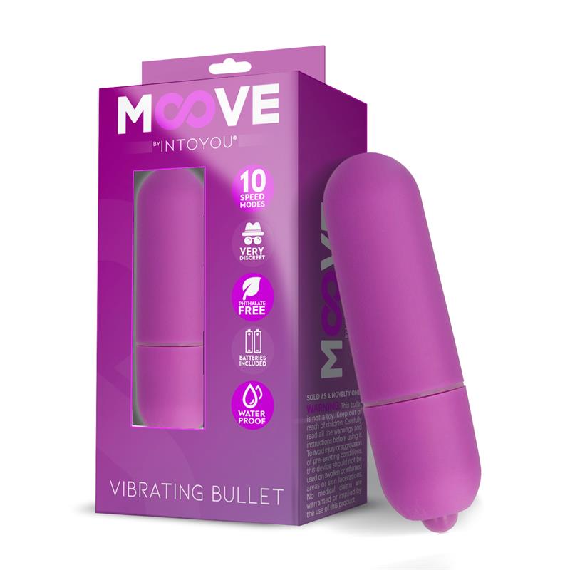 Vibrating Bullet 10 Speeds Purple - UABDSM