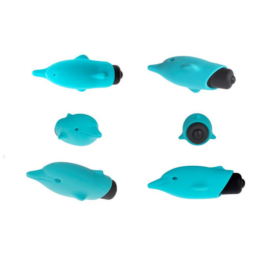 Vibrating Bullet Dolphin Silicone 7.5 c 2.5 cm - UABDSM