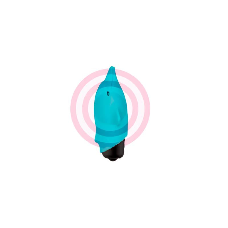 Vibrating Bullet Dolphin Silicone 7.5 c 2.5 cm - UABDSM