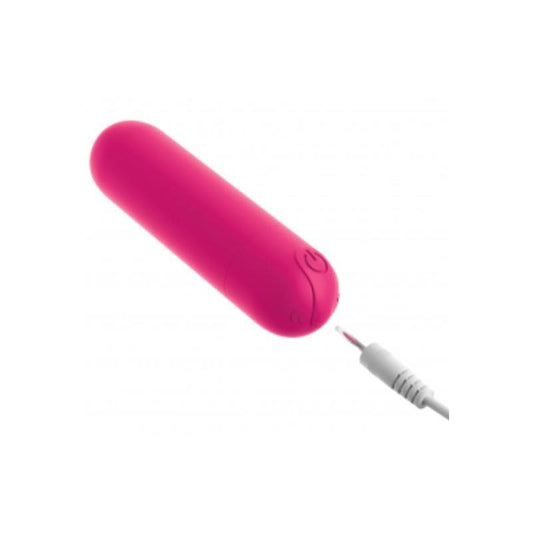 Vibrating Bullet Play Rechargeable USB 10 Functions Fuchsia - UABDSM