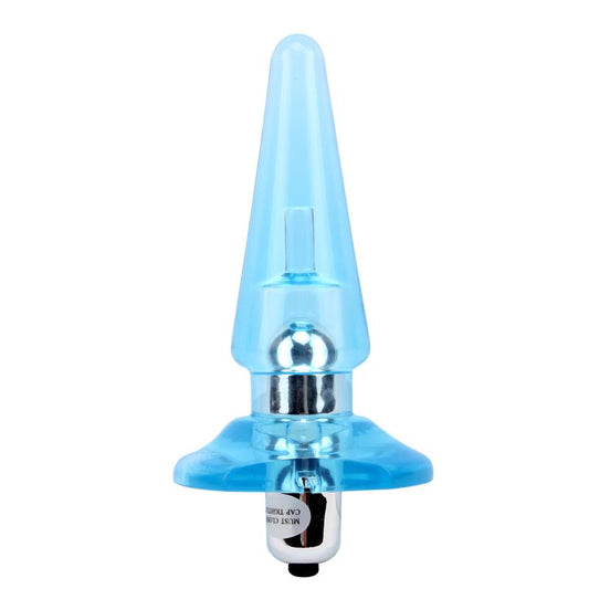Vibrating Butt Plug Nicoles 12.5 x 3.2 cm Azul - UABDSM