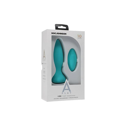 Vibrating Butt Plug Vibe Adventurous Turquoise - UABDSM