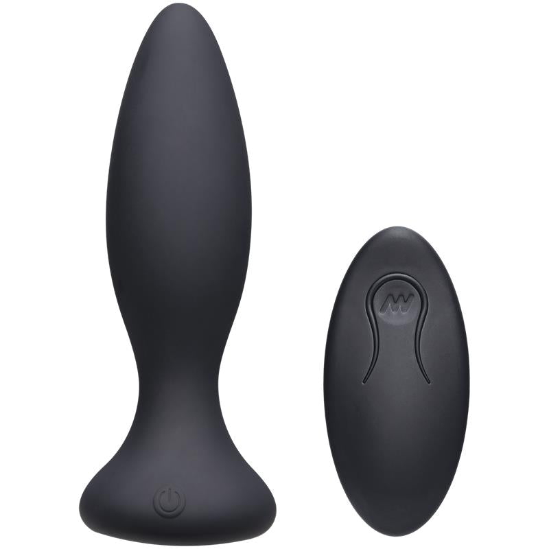 Vibrating Butt Plug Vibe Beginner Black - UABDSM