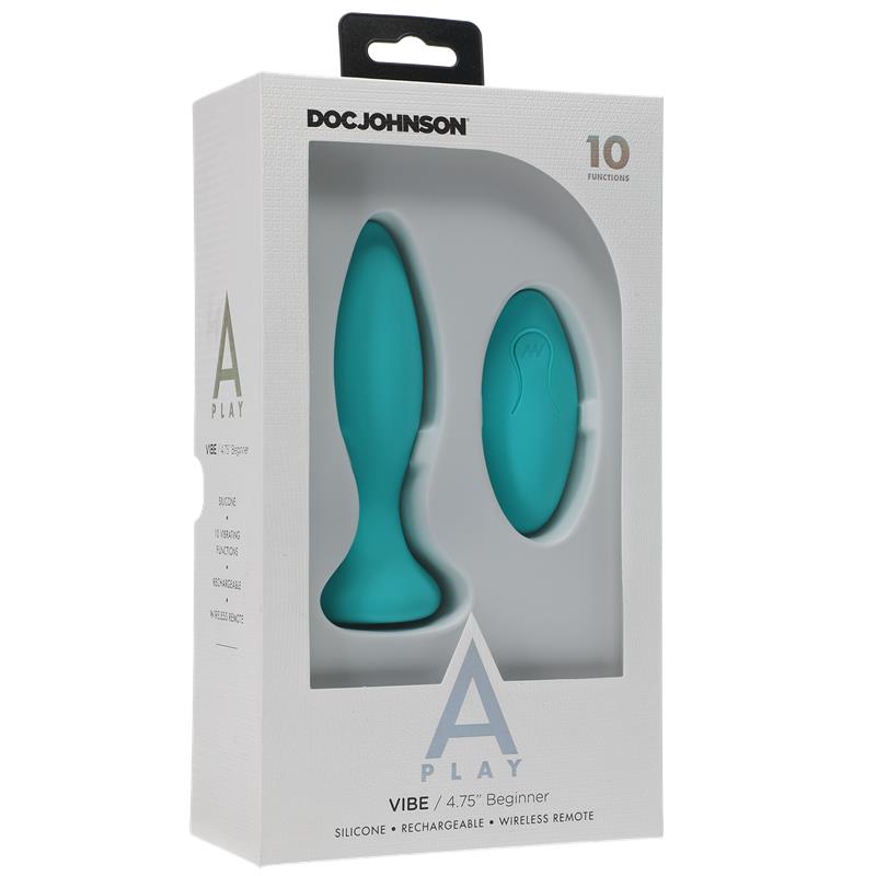 Vibrating Butt Plug Vibe Beginner Turquoise - UABDSM