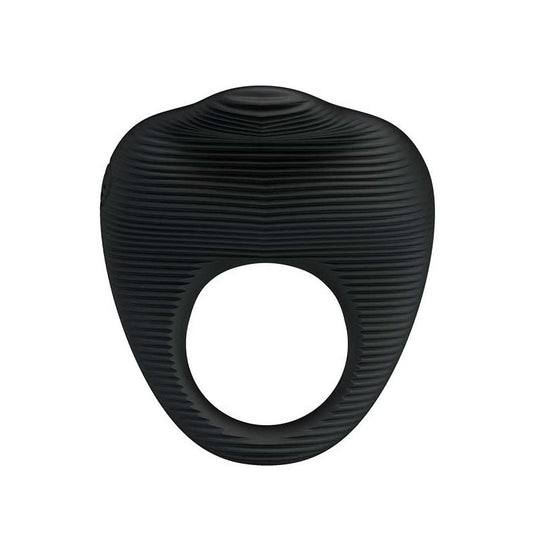 Vibrating Cock Ring Thimble Black - UABDSM