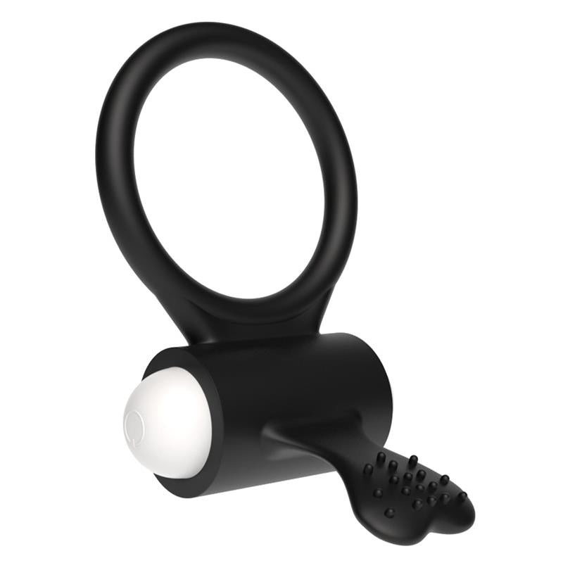 Vibrating Cockring Power Clit Black - UABDSM