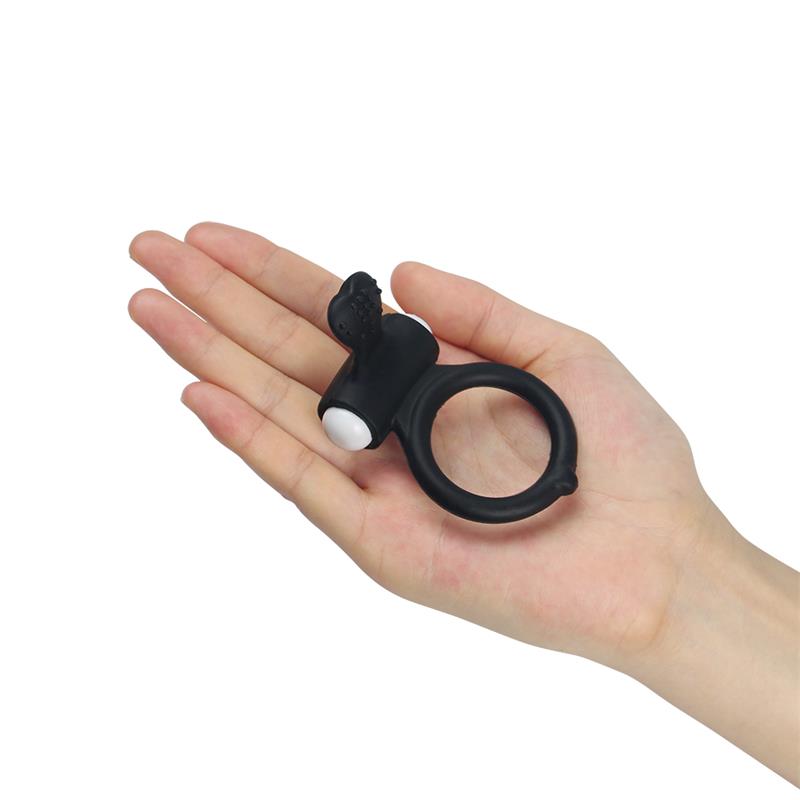 Vibrating Cockring Power Clit Black - UABDSM