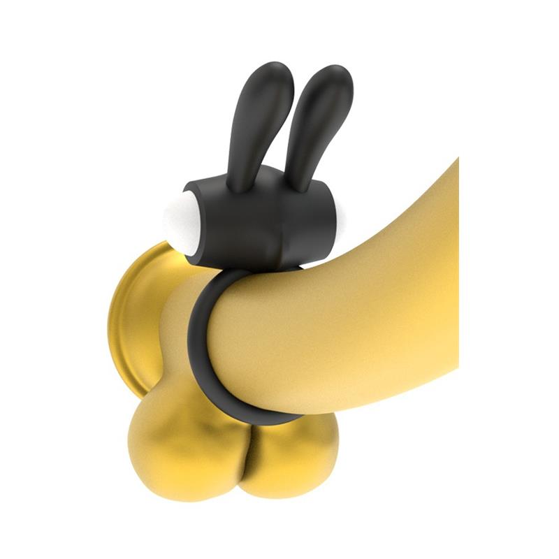 Vibrating Cockring Power Clit Black - UABDSM