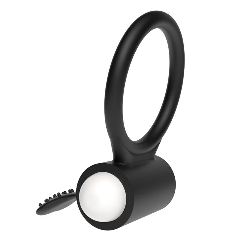 Vibrating Cockring Power Clit Black - UABDSM