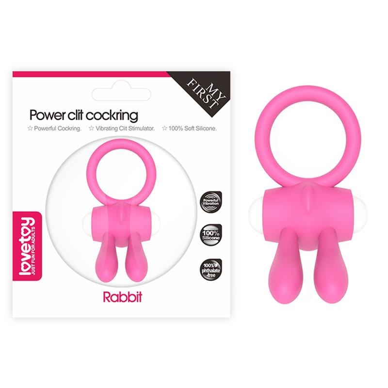 Vibrating Cockring Power Clit Pink - UABDSM