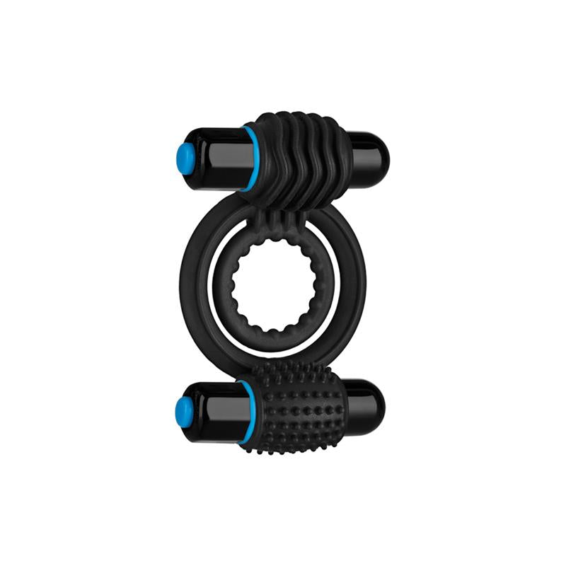 Vibrating Double C-Ring Black - UABDSM