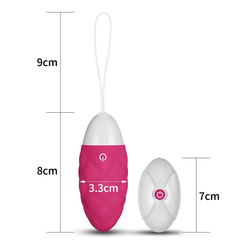 Vibrating Egg IJoy Remote Control USB Pink - UABDSM