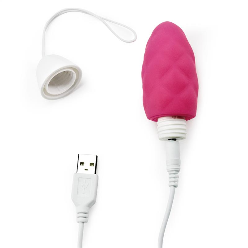 Vibrating Egg IJoy Remote Control USB Pink - UABDSM