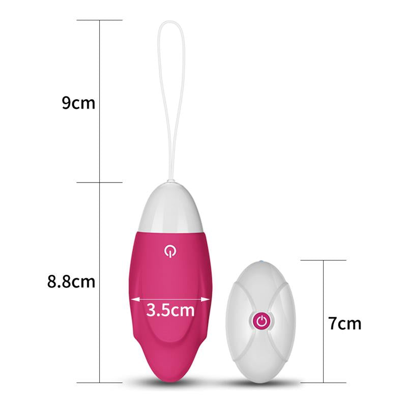 Vibrating Egg IJoy Remote Control USB Pink - UABDSM