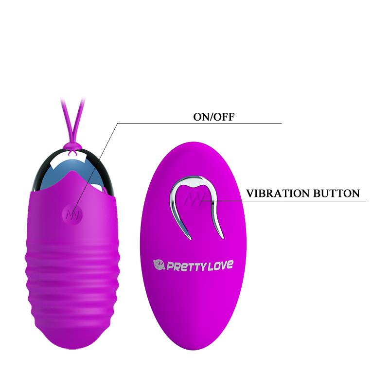 Vibrating Egg Jessica USB Purple - UABDSM