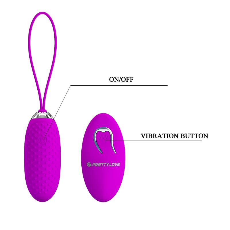 Vibrating Egg Joanna USB Purple - UABDSM