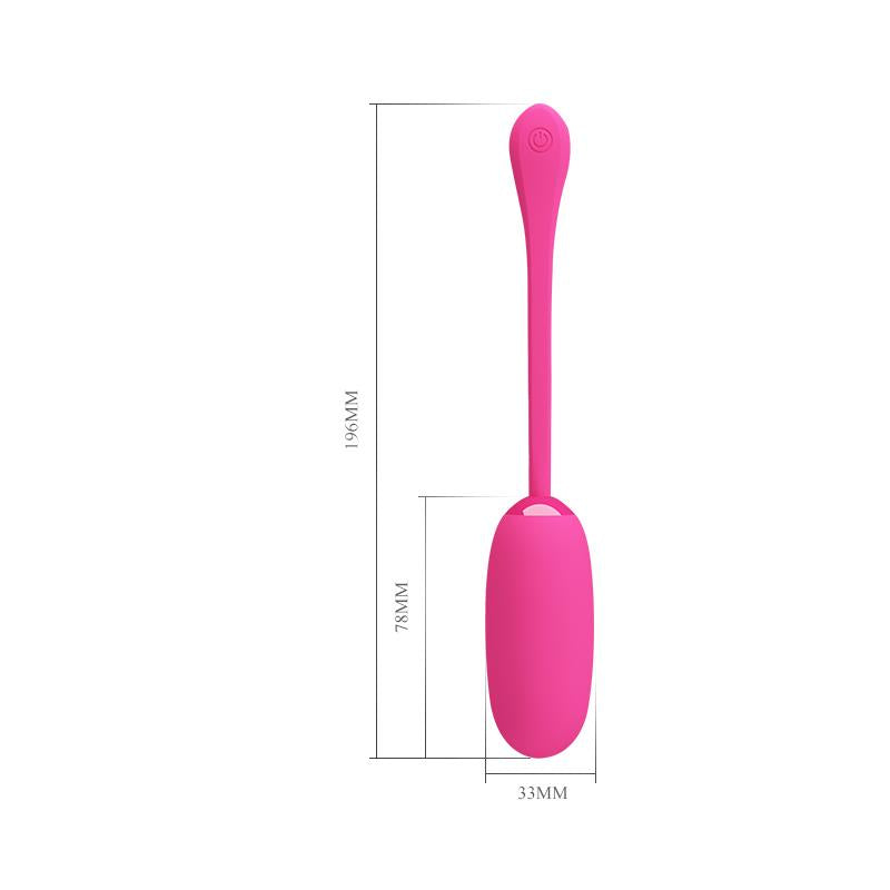 Vibrating Egg Julius USB Silicone Pink - UABDSM