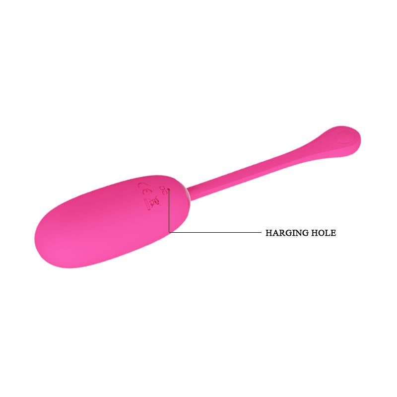 Vibrating Egg Julius USB Silicone Pink - UABDSM