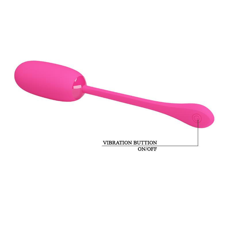 Vibrating Egg Julius USB Silicone Pink - UABDSM