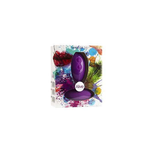 Vibrating Egg Magic Egg Purple 7.5 cm - UABDSM