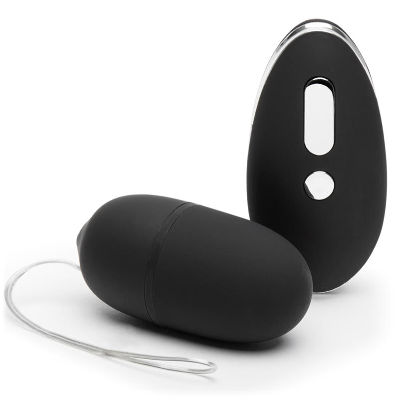 Vibrating Egg Remote Control USB Black - UABDSM