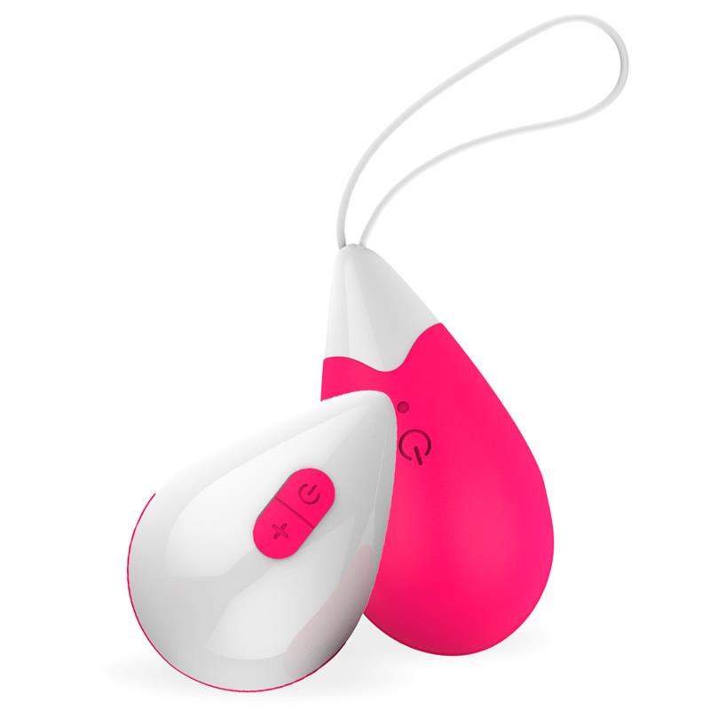 Vibrating Egg Remote Control USB Silicone Pink - UABDSM