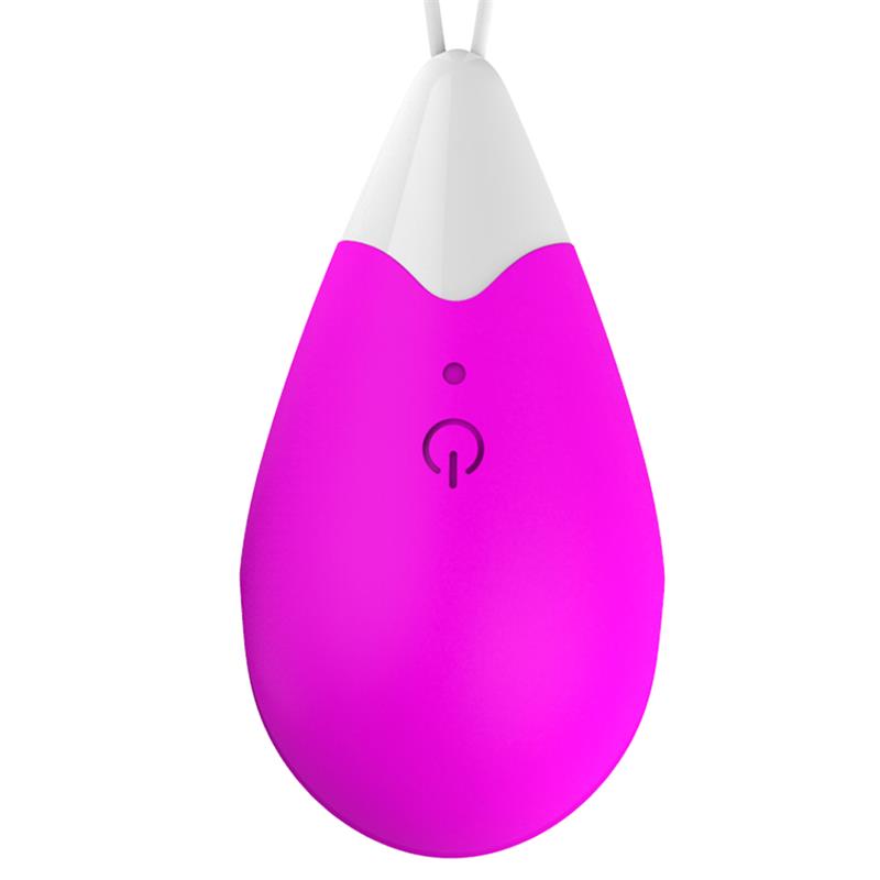 Vibrating Egg Remote Control USB Silicone Purple - UABDSM