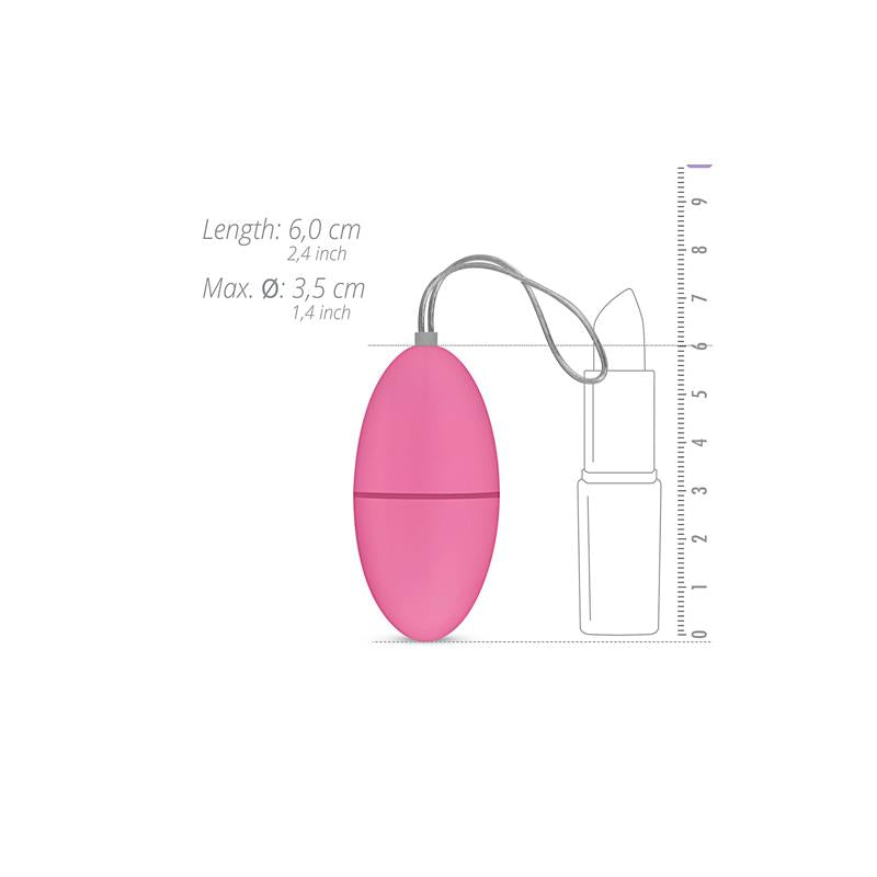 Vibrating Egg with Remote Control Pink - UABDSM