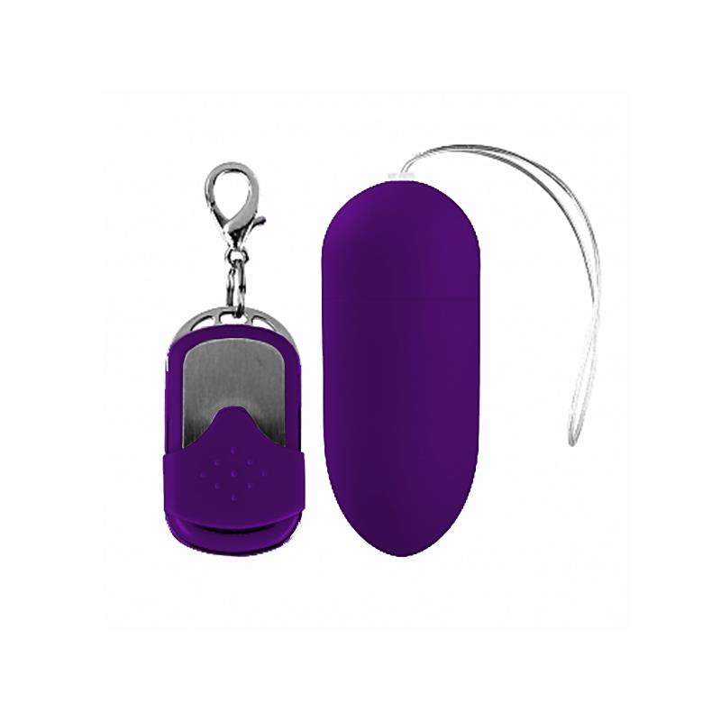 Vibrating Egg with Remote Control Dark Purple - UABDSM