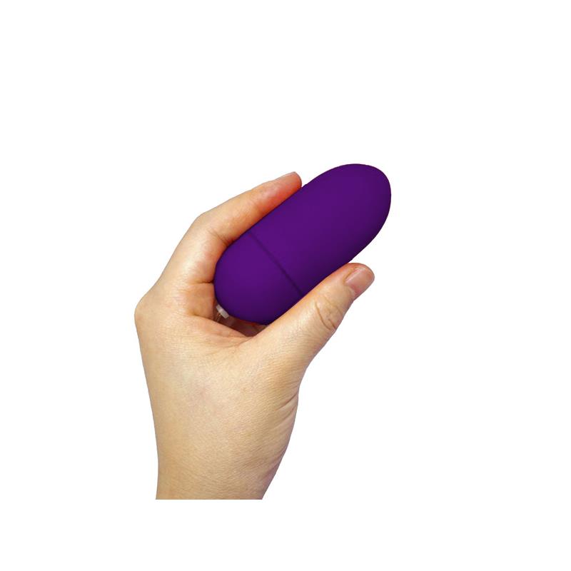 Vibrating Egg with Remote Control Dark Purple - UABDSM